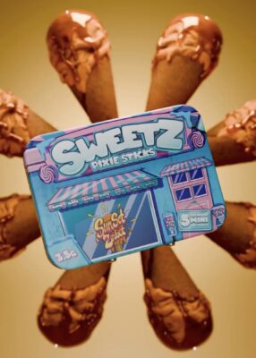 sweetz pixie sticks sunset zerbet