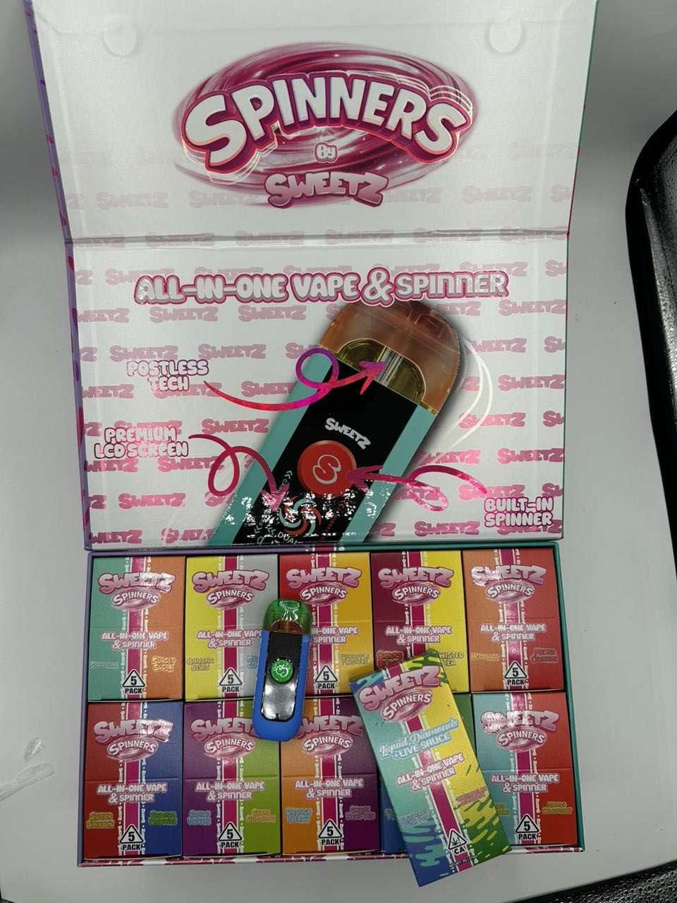 sweetz spinners dual disposable