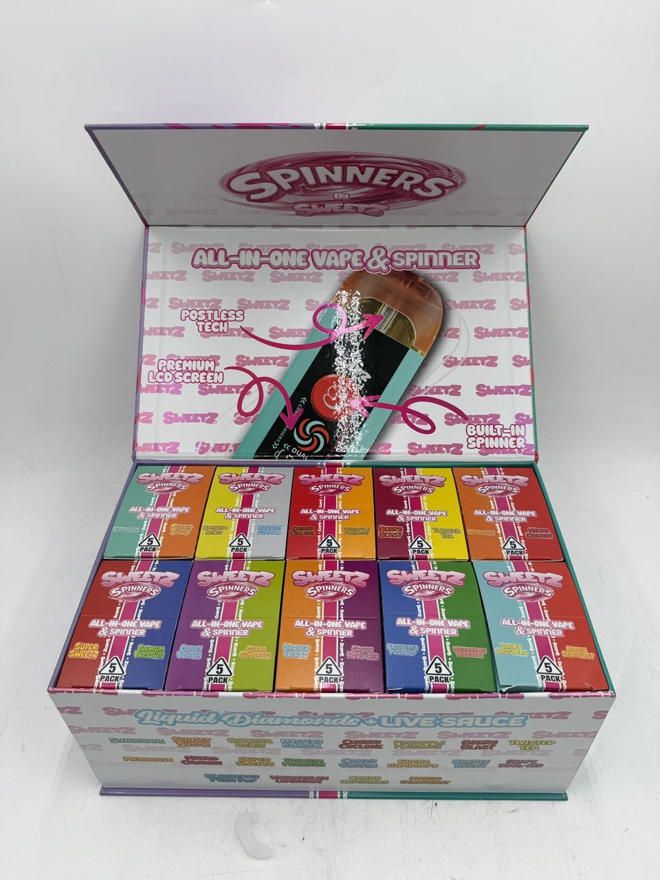 sweetz spinners disposable